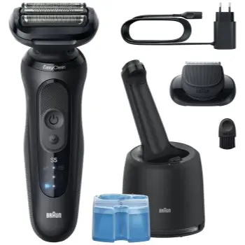 Braun Series 5 52-N7200cc Aparat de bărbierit electric cu stație pentru curățare și încărcare