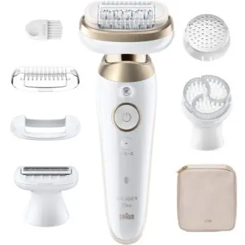 Braun Silk-épil 9 9-060 3D epilator cu cap complet flexibil pentru depilare umedă și uscată