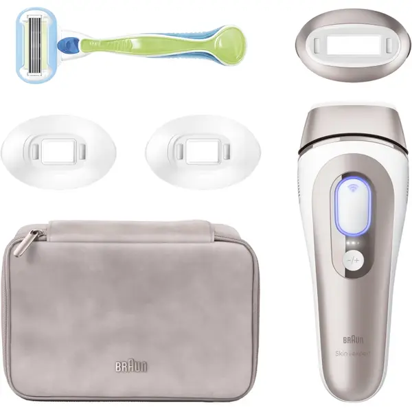 Braun Smart Skin Expert PL7257 dispozitiv inteligent IPL pentru îndepărtarea firelor de păr pentru corp, față, zona bikini și axile 1 buc