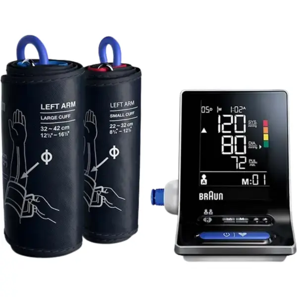 BRAUN Tensiometru pentru brat Braun ExactFit ™ 3 BUA6150WE, 2 mansete incluse S-M, L-XL