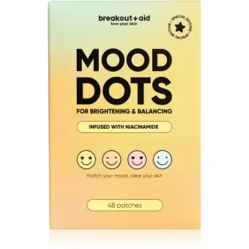breakout + aid MOOD DOTS plasturi pentru piele problematică impotriva acneei