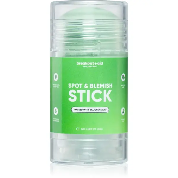breakout + aid Spot & Blemish Stick masca faciala din caolin pentru pielea problematica 40 g