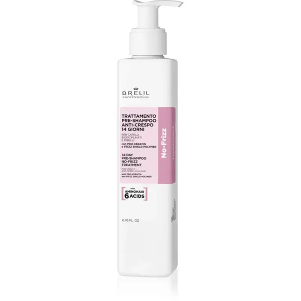 Brelil Professional No Frizz 14 Days No Frizz Treatment tratament pre-sampon pentru par indisciplinat 200 ml
