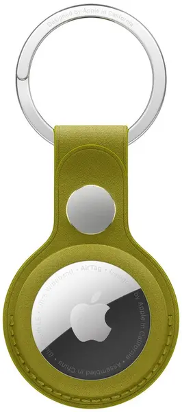 Breloc Apple - AirTag FineWoven Key Ring, Chartreuse