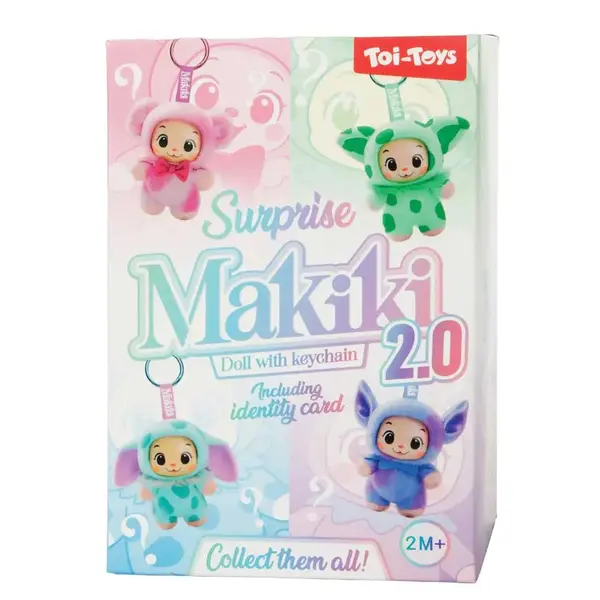 Breloc cu Figurina surpriza de plus TToys Makiki