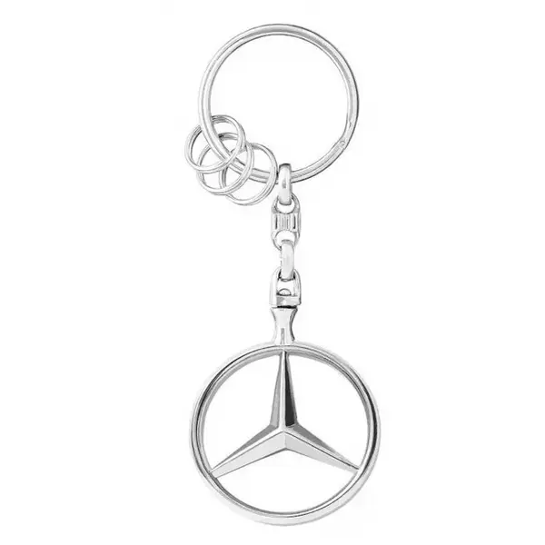 Breloc de chei DEPOX , Mercedes Supreme, editie de colectie, 9 cm, metal, argintiu