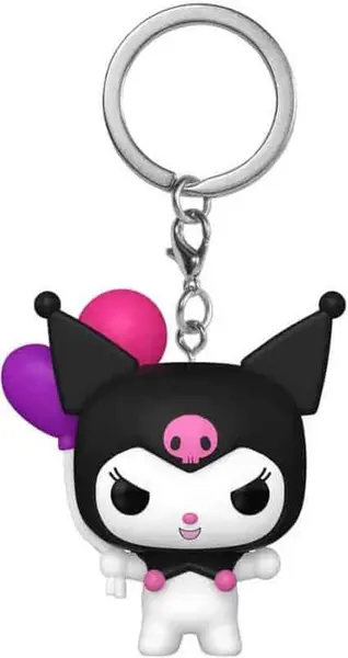 Breloc Funko Pocket POP! Animation: Sanrio - Kuromi (Balloons)