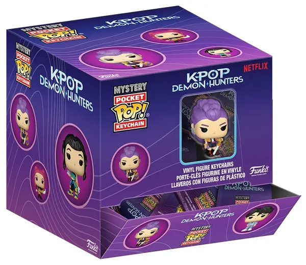 Breloc Funko POP! Animation: KPop Demon Hunters, Blind Bag, sortiment