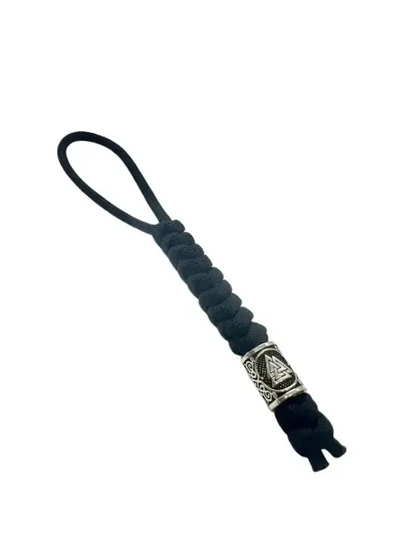 Breloc/Lanyard Paracord Talon Valknut Negru Drop Zone - Default Title