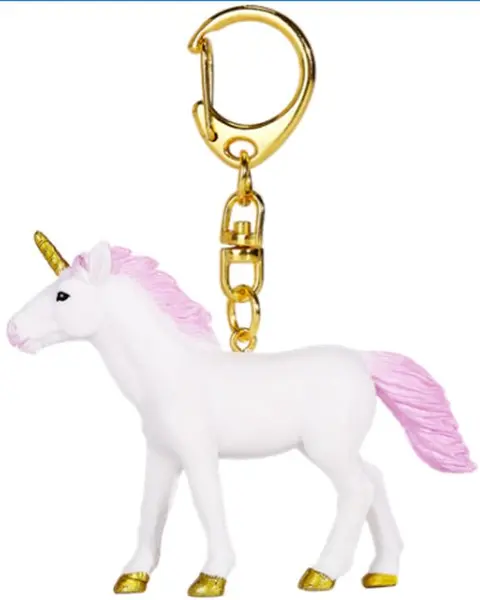 Breloc Mojo - unicorn, roz