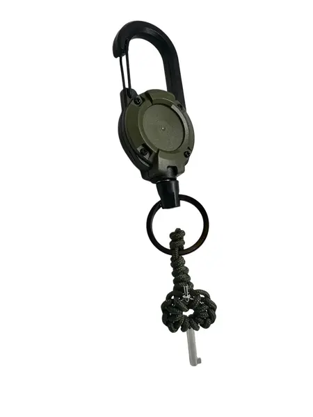 Breloc Talon Micro Cheie Universala Olive pentru Catuse cu Cablu Retractabil Drop Zone - Default Title