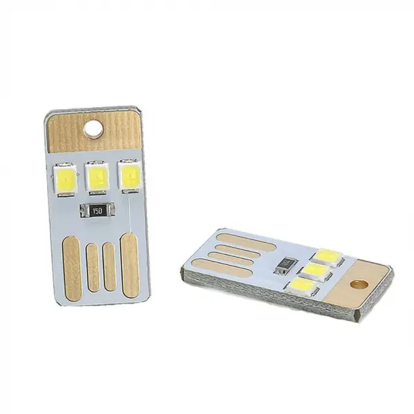 Breloc tip mini lampa 0.2W cu 3 LED-uri, alimentare prin USB