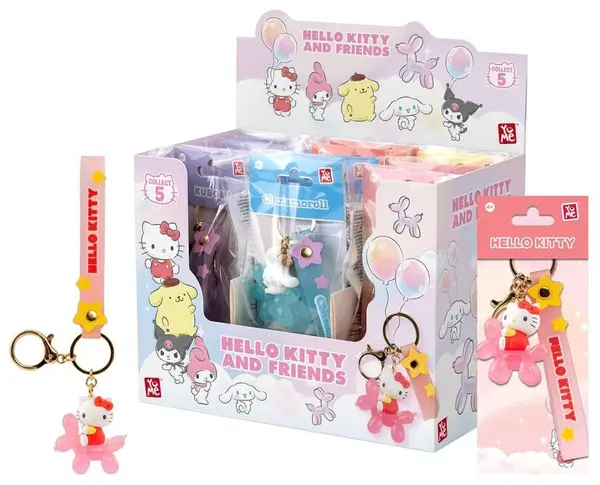 Breloc YuMe Animation: Sanrio - Hello Kitty, Baloon Series, sortiment