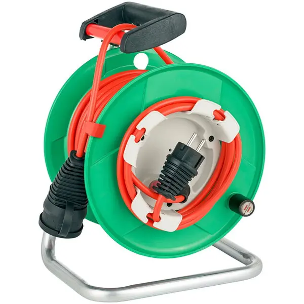 Brennenstuhl Prelungitor cu tambur pentru exterior Brennenstuhl Garant G, 1 priza, IP44, protectie la supraincalzire, cablu H05VV-F3G1.5, 38+2m