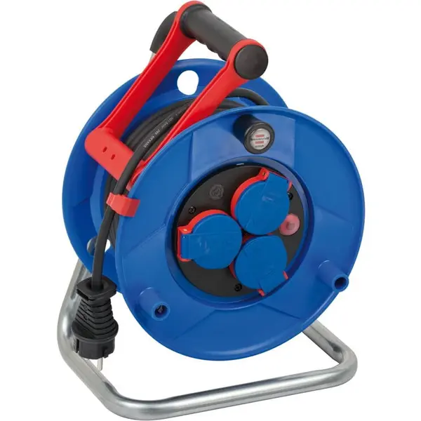 Brennenstuhl Prelungitor Exterior Brennenstuhl Garant cu tambur, 3 prize, AT-N05V3V3-F 3G1,5, 25m, IP44
