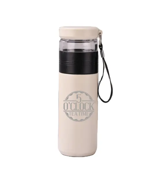 Brew2Go Thermos cu infuzor 5 O'Clock Tea (420ml) - CREM