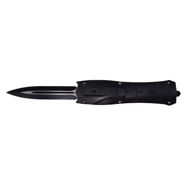 Briceag automat de vanatoare DEPOX , Futuristic Blade, PVC, 23 cm, negru