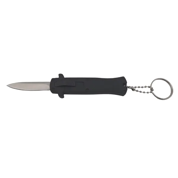 Briceag automat de vanatoare DEPOX , Standard Blade, metalic, 13 cm, negru