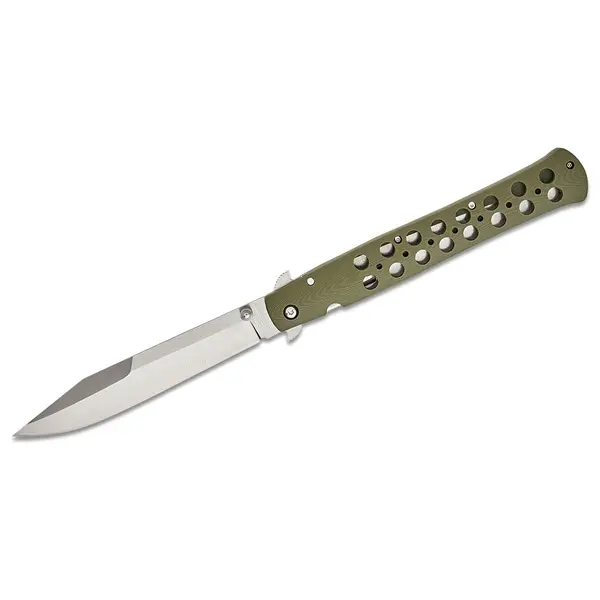 Briceag cu deschidere manuala, prindere curea, verde, 33.5 cm