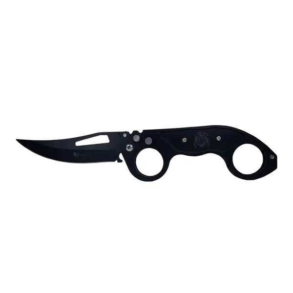 Briceag de vanatoare automat DEPOX , U.S.A.Blade, otel inoxidabil, 22.5 cm, negru