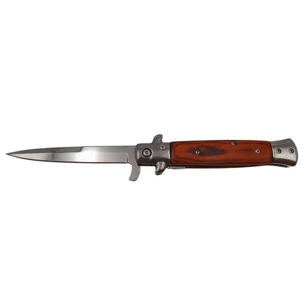 Briceag de vanatoare DEPOX , Italian Spirit, otel inoxidabil, 23 cm, maro