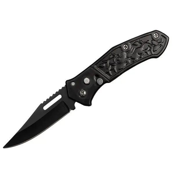 Briceag de vanatoare DEPOX , Sunshine Blade, otel inoxidabil, 16 cm, negru