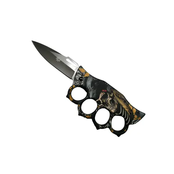 Briceag pumnal DEPOX , Shaman Skeleton, 21 cm
