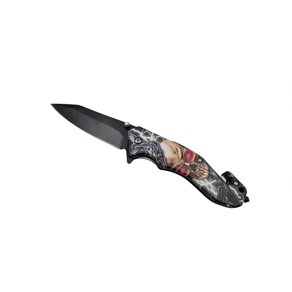 Briceag semi-automat, DEPOX , Skull Head, dispozitiv spart geam, 20 cm