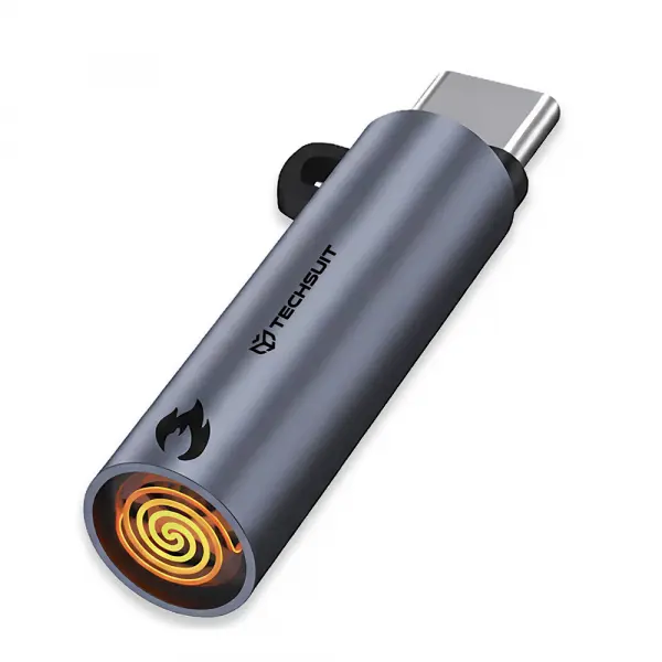 Bricheta Electrica Techsuit SmokeX ML1, USB-C, Gri