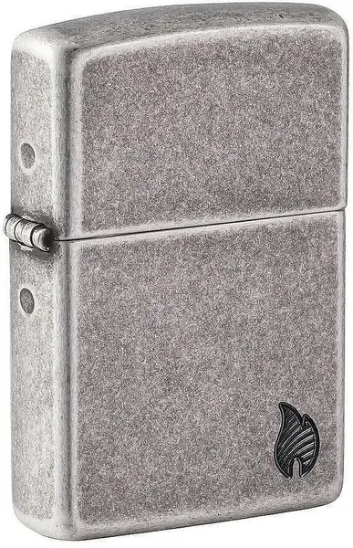 Brichetă Zippo Armor - Antique Silver Flame Design