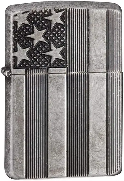 Bricheta Zippo Armor - Steagul Americii, gravata