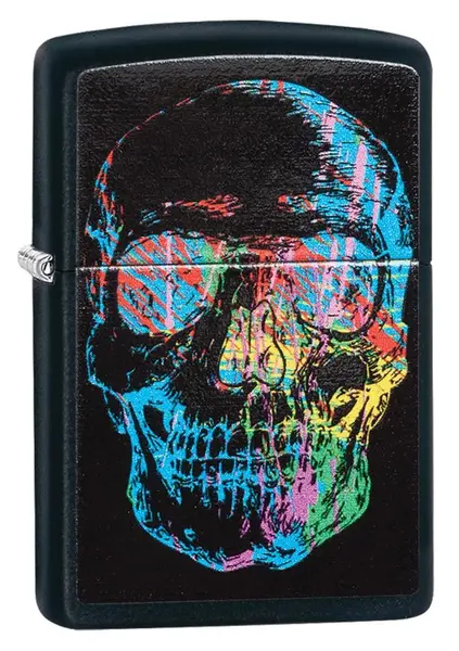 Bricheta Zippo Black Matte, craniu