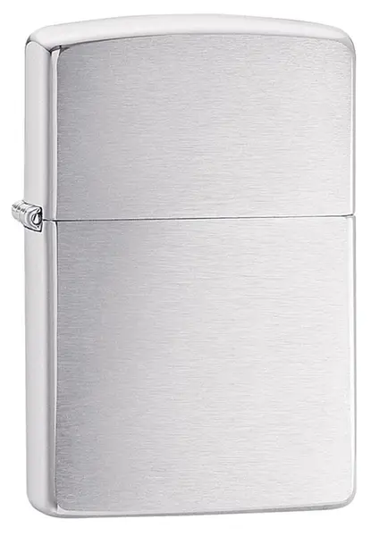 Bricheta Zippo Brushed Chrome - clasica, pentru personalizare