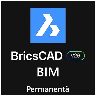 BricsCAD Software BricsCAD BIM V26, Licenta Permanenta, 1 An Mentenanta