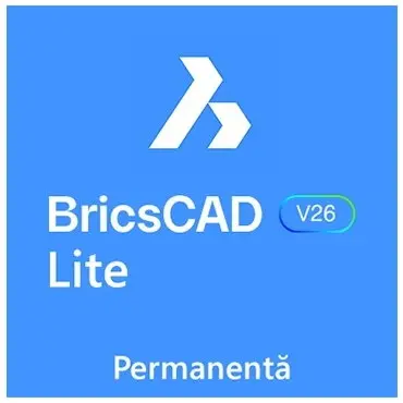 BricsCAD Software BricsCAD Lite V26, Licenta Permanenta, 1 An Mentenanta