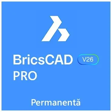 BricsCAD Software BricsCAD PRO V26 Licenta Permanenta + 1 An Mentenanta ESD