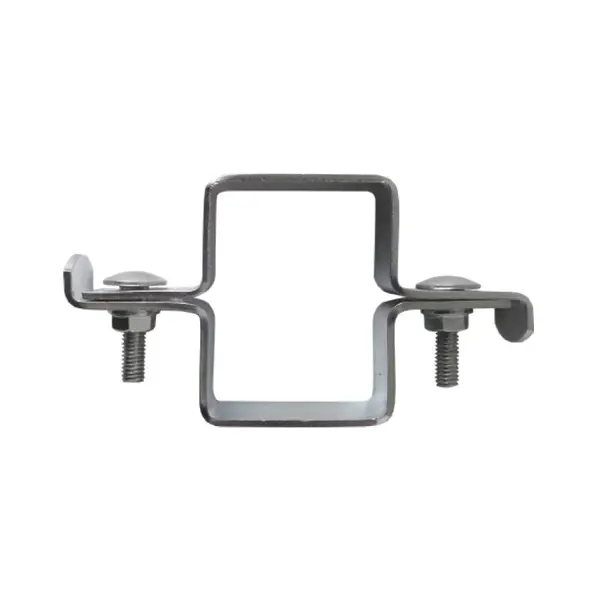 Brida Fixare Traseu pentru Stalpi Rectangulari Dimensiuni Stalp 60x40 Mm Acoperire Zincat Electrolitic