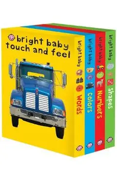 Bright Baby Touch & Feel Slipcase 2: Includes Words, Colors, Numbers, and Shapes - Roger Priddy