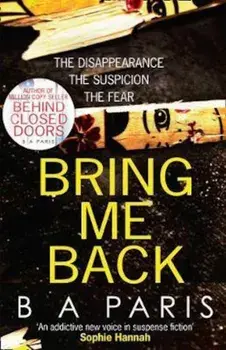 Bring Me Back, Paperback/B A Paris