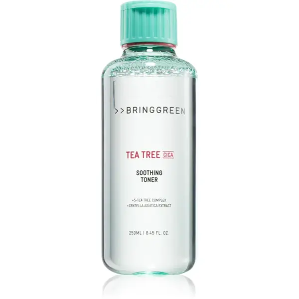 BRINGGREEN Tea Tree Cica Soothing Toner calmant tonic cu efect de hidratare 250 ml
