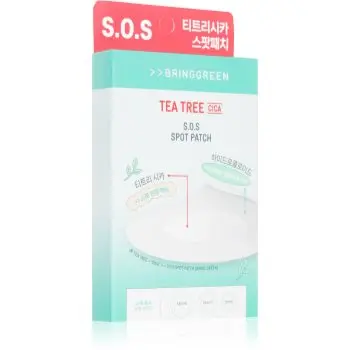 BRINGGREEN Tea Tree Cica SOS Spot Patch plasturi pentru piele problematică cu efect calmant