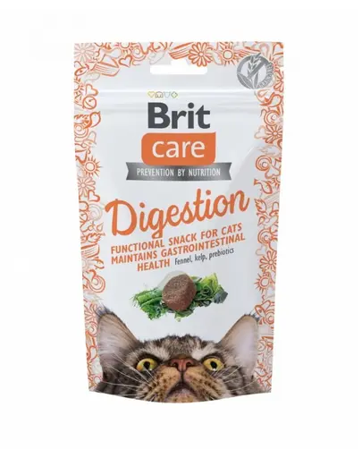 BRIT Care Cat Snack Digestion recompense pentru pisici, digestie sanatoasa 50 g