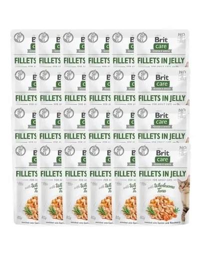 BRIT Care Fillets in Jelly ton in aspic 24x85 g plic hrana pisica
