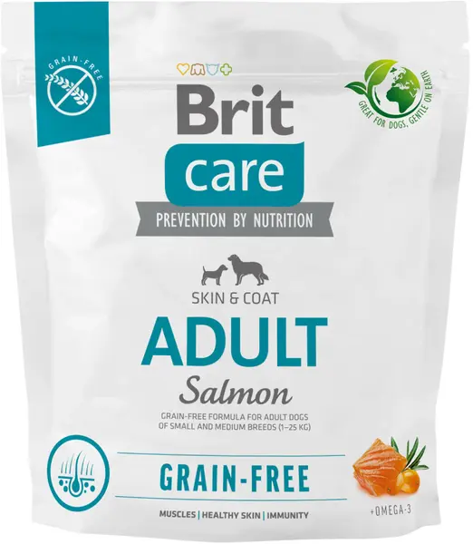 BRIT CARE Grain-free Adult, cu Somon şi Cartofi