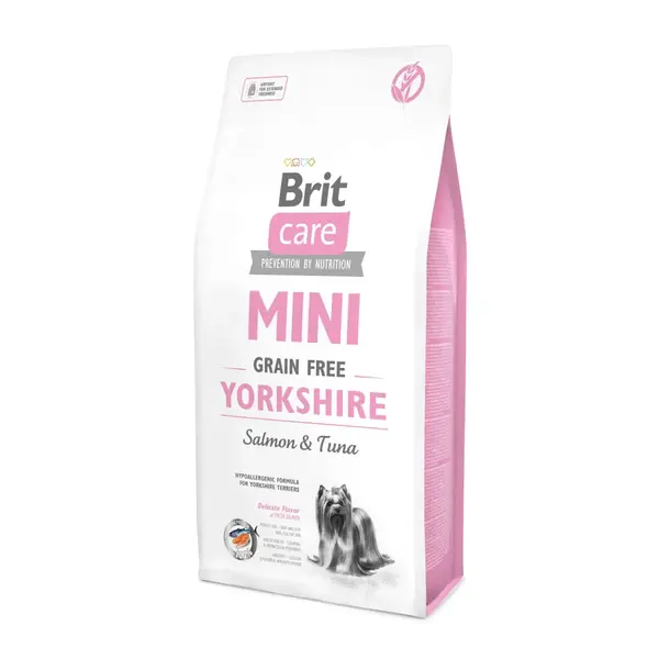 BRIT Care Mini Yorkshire, Somon, hrană uscată fără cereale câini, 7kg