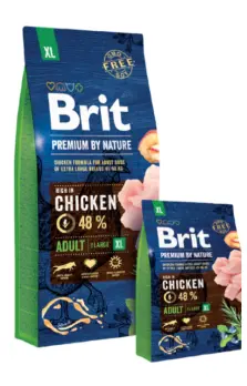 Brit Premium By Nature Adult XL - 15-kg,brit-premium