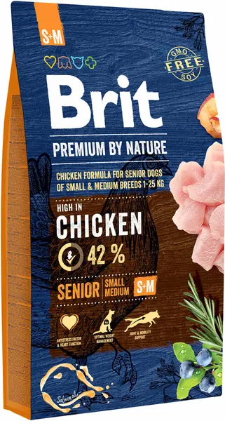 BRIT Premium by Nature SENIOR Small/Medium Breed