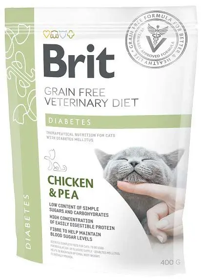 BRIT VD Diabetes pentru pisici, reglarea aportului de glucoză