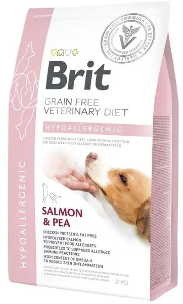 BRIT VD Hypoallergenic pentru câini, reducerea intoleranţei la hrană