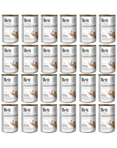 BRIT Veterinary Diet Dog Joint & Mobility hrana pentru caini 24x400 g mobilitate si oase